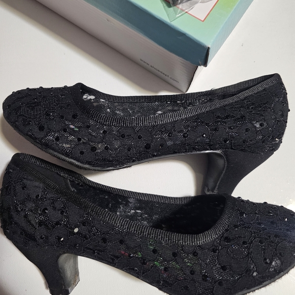 Marbella Other - Chic Black Lace Kids Dress Shoes